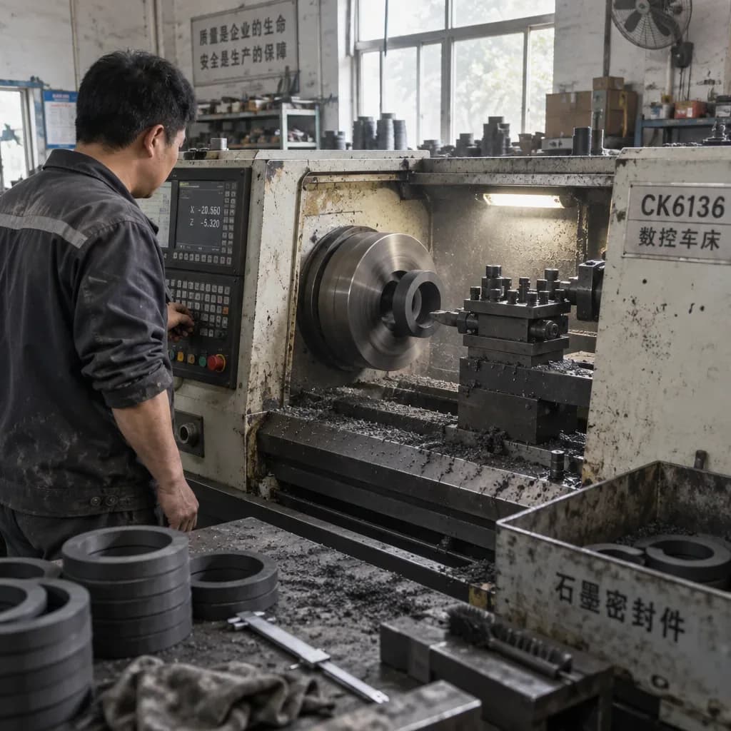 Huahao Sealing · CNC Turning Graphite