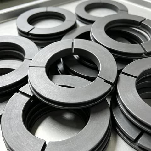 Carbon Graphite Split Rings